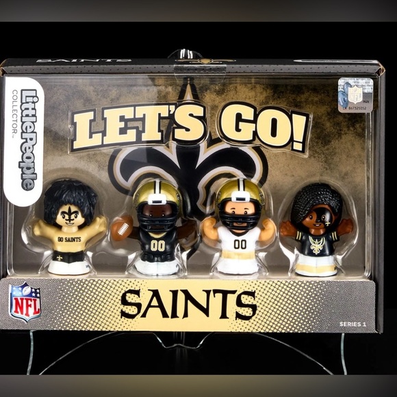Little people fisher price NFL New Orleans  Saints NIB - Picture 2 of 5